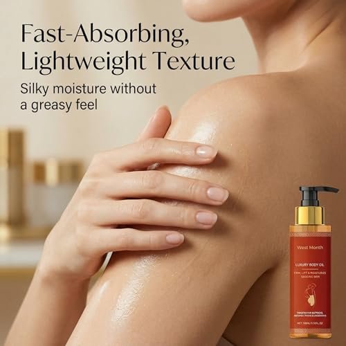 CJL CANKIRA Firming Body Oil for Women – Hydrating After Shower Moisturizer for Dry & Crepey-Looking Skin, Fast-Absorbing, 2 Pack Avelisse