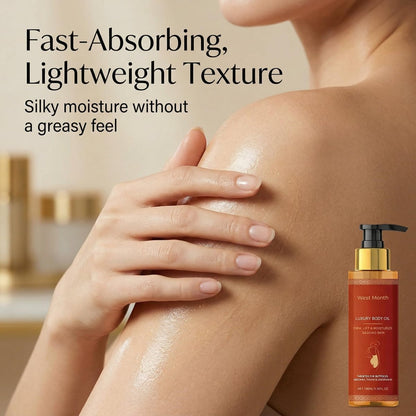 CJL CANKIRA Firming Body Oil for Women – Hydrating After Shower Moisturizer for Dry & Crepey-Looking Skin, Fast-Absorbing, 2 Pack Avelisse