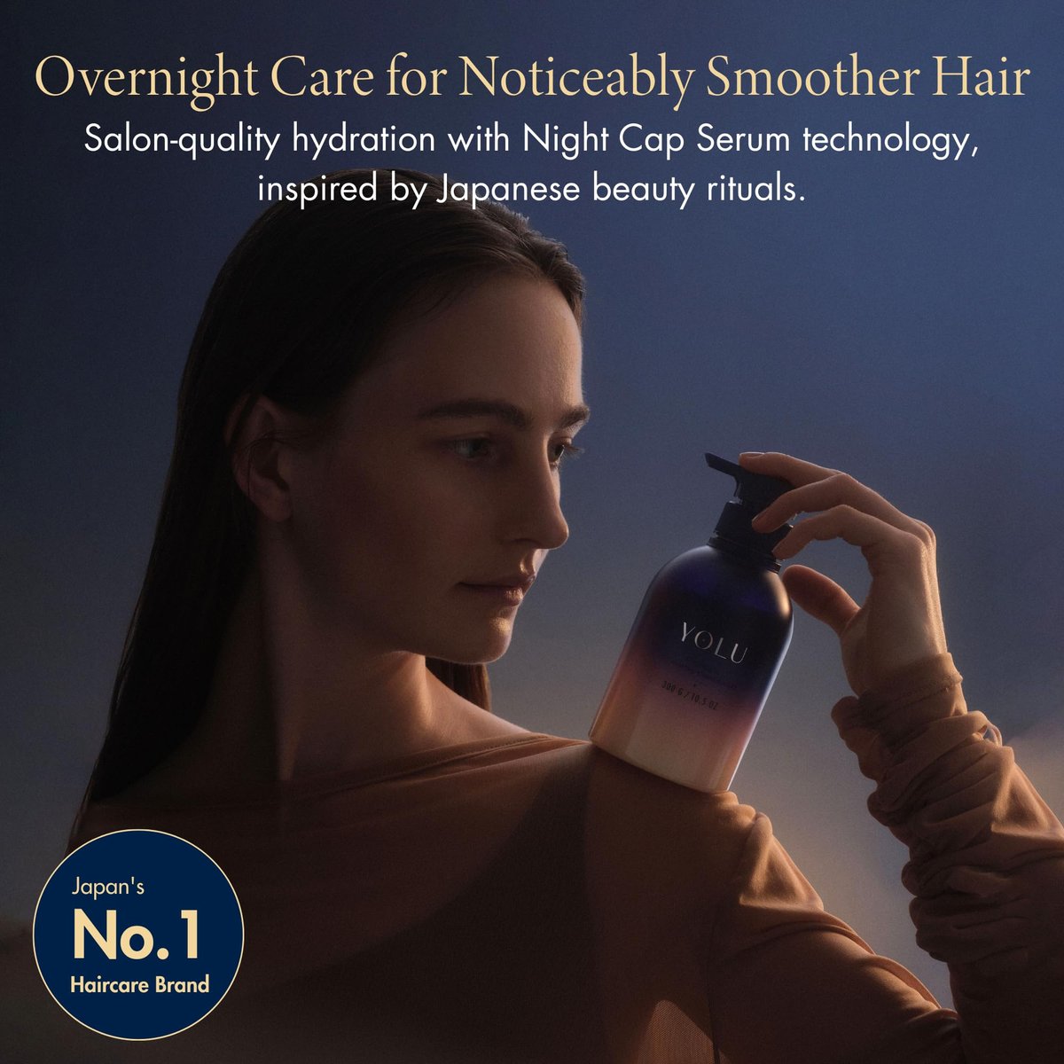 YOLU Deep Conditioner for Damaged Hair - Overnight Hydrating Conditioner with Tuberose, Neroli & Jasmine - Frizz Control Detangler - 10.5 oz Avelisse