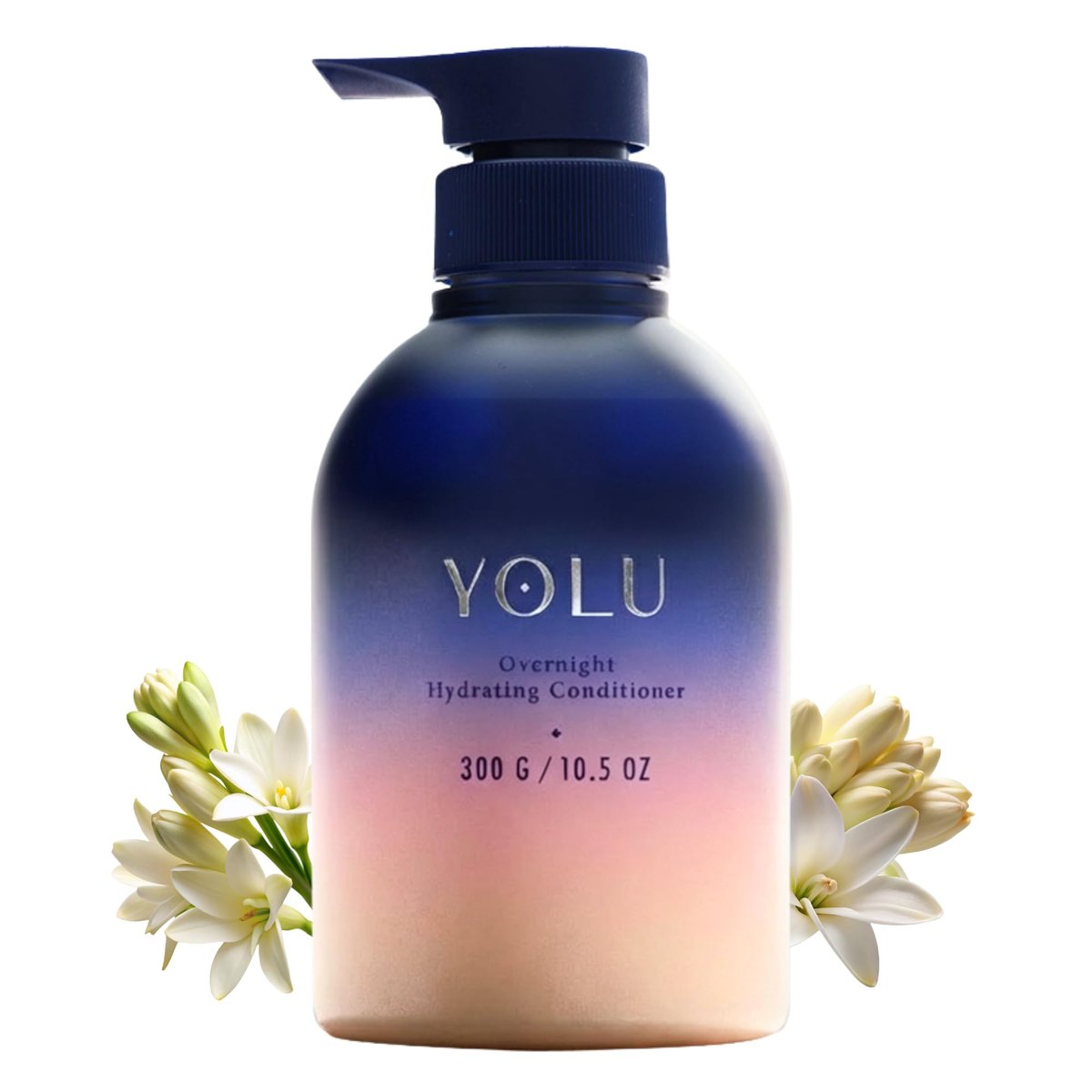 YOLU Deep Conditioner for Damaged Hair - Overnight Hydrating Conditioner with Tuberose, Neroli & Jasmine - Frizz Control Detangler - 10.5 oz Avelisse