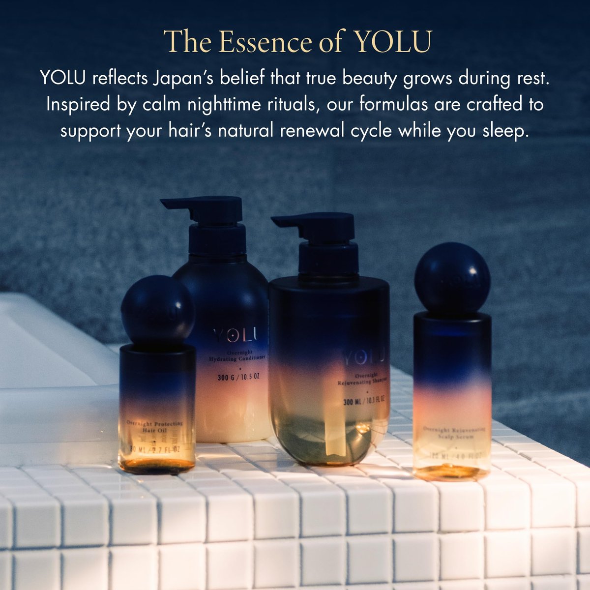 YOLU Deep Conditioner for Damaged Hair - Overnight Hydrating Conditioner with Tuberose, Neroli & Jasmine - Frizz Control Detangler - 10.5 oz Avelisse