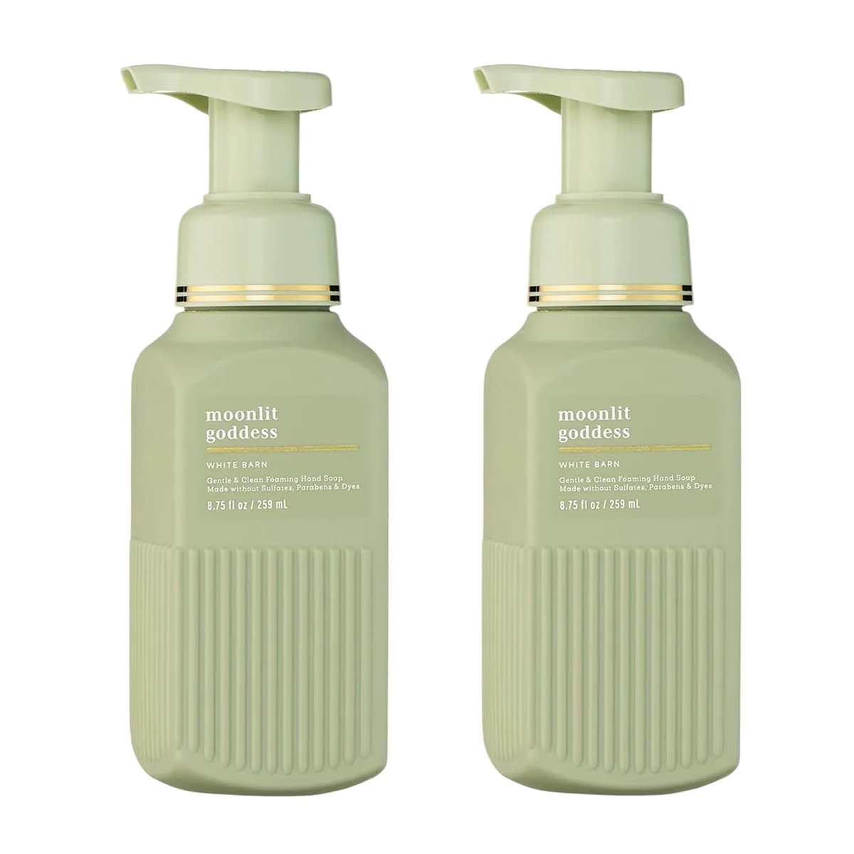 Bath & Body Works Gentle & Clean Foaming Hand Soap, Moonlit Goddess, 8.75 fl oz - 2 Pack, Sulfate & Paraben Free - görsel 1