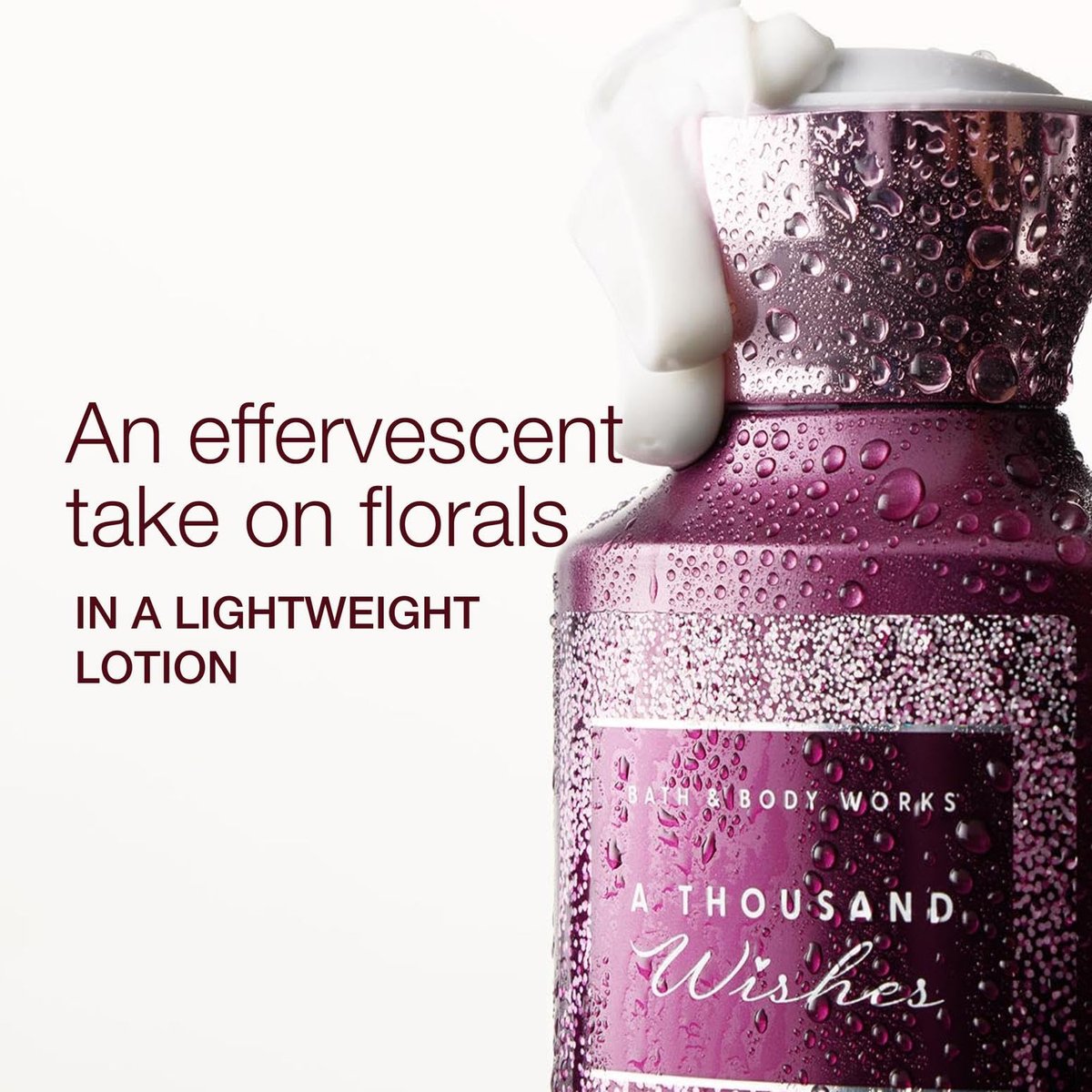 Bath & Body Works A Thousand Wishes Body Lotion - Lightweight Daily Moisturizer with Shea Butter & Coconut Oil, Sparkling Prosecco & Peony Scent, 8 fl oz Avelisse