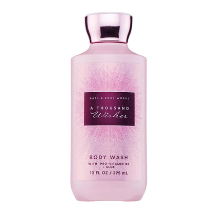 Bath & Body Works A Thousand Wishes Body Wash - Nourishing Cleanser with Pro-Vitamin B5 & Aloe, Prosecco & Peony Scent, 10 fl oz Avelisse