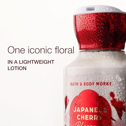 Bath & Body Works Japanese Cherry Blossom Body Lotion – Lightweight Daily Moisturizer with Shea Butter & Coconut Oil, Iconic Floral Scent, 8 fl oz - görsel 4