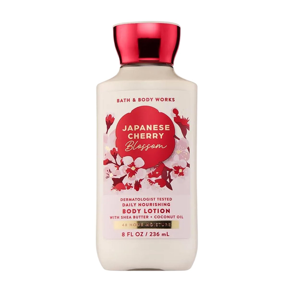 Bath & Body Works Japanese Cherry Blossom Body Lotion – Lightweight Daily Moisturizer with Shea Butter & Coconut Oil, Iconic Floral Scent, 8 fl oz - görsel 1