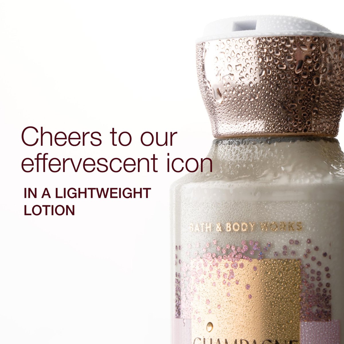 Bath & Body Works Champagne Toast Body Lotion - Lightweight Daily Moisturizer with Shea Butter & Coconut Oil, Bubbly Champagne & Sparkling Berry Scent, 8 fl oz Avelisse