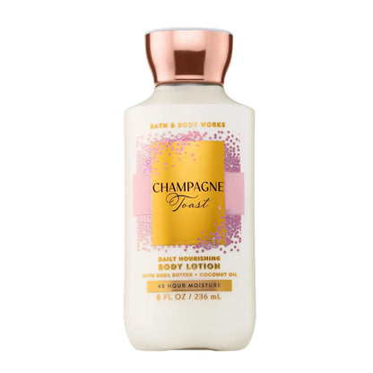 Bath & Body Works Champagne Toast Body Lotion - Lightweight Daily Moisturizer with Shea Butter & Coconut Oil, Bubbly Champagne & Sparkling Berry Scent, 8 fl oz Avelisse