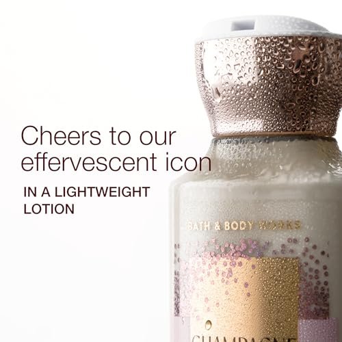 Bath & Body Works Champagne Toast Body Lotion - Lightweight Daily Moisturizer with Shea Butter & Coconut Oil, Bubbly Champagne & Sparkling Berry Scent, 8 fl oz Avelisse