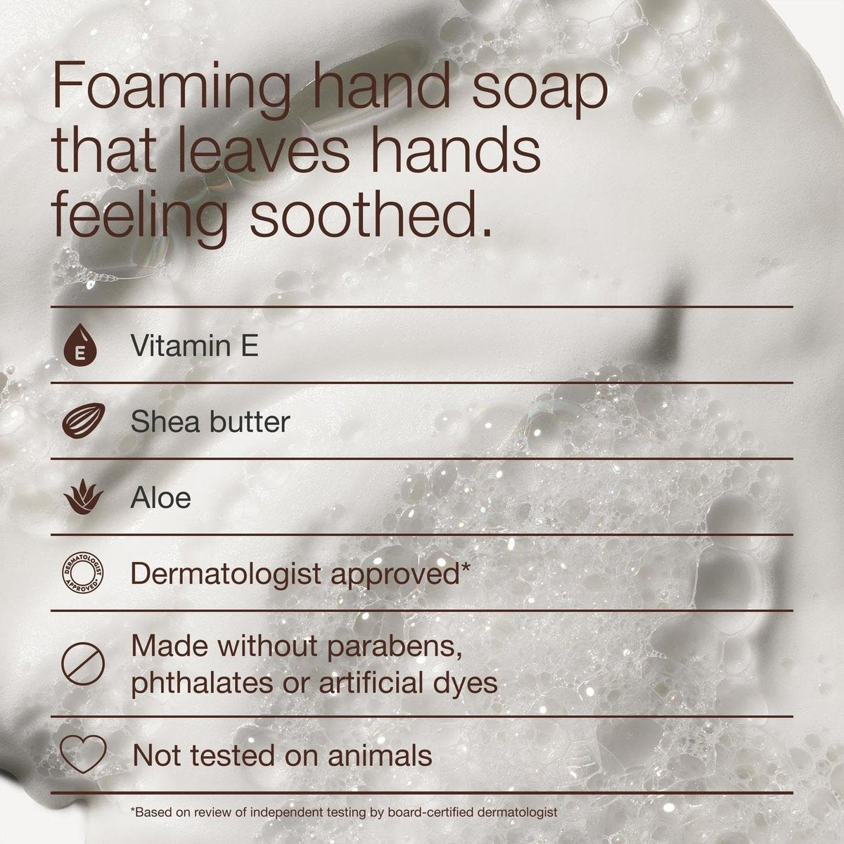 Bath & Body Works Gentle & Clean Foaming Hand Soap, Mahogany Coconut Scent, Non-Drying, Made Without Sulfates & Parabens, 8.75 fl oz (1 Pack) - görsel 7