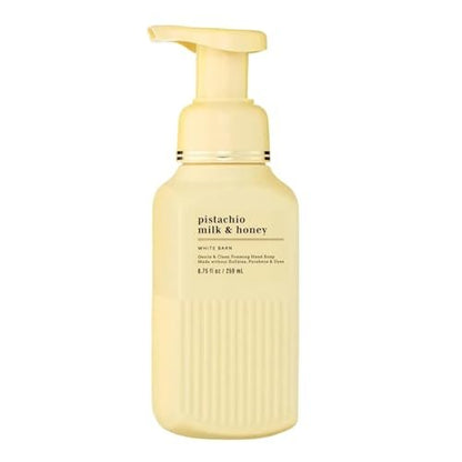 Bath & Body Works Gentle & Clean Foaming Hand Soap, Pistachio Milk & Honey Scent, 8.75 fl oz - Non-Drying, Sulfate & Paraben Free