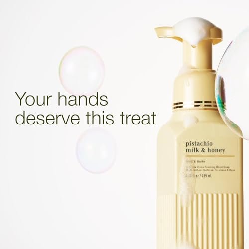 Bath & Body Works Gentle & Clean Foaming Hand Soap, Pistachio Milk & Honey Scent, 8.75 fl oz - Non-Drying, Sulfate & Paraben Free - görsel 4