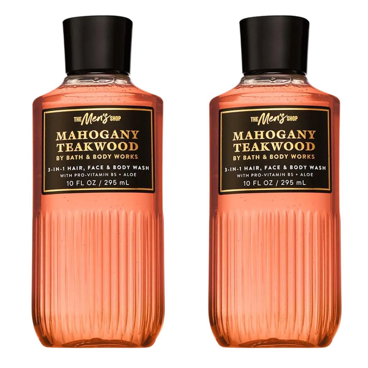 Bath & Body Works 3-in-1 Hair, Face & Body Wash for Men – Mahogany Teakwood, 10 fl oz (Pack of 2) Avelisse