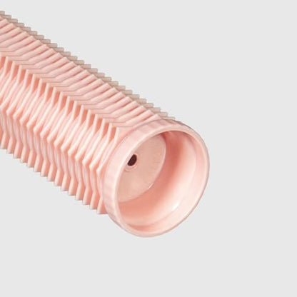 CALISTA Ion Hot Rollers for Long Hair - Pink Sands, 12 Rollers with Clips, Heats to 230°F, Dual Voltage Avelisse