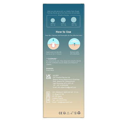 1250 Count Pimple Patches for Face - 3 Sizes (8mm, 10mm, 12mm) Hydrocolloid Acne Patches, Cute Round Acne Stickers, Covers Zits, Blemishes & Breakouts – Gentle on All Skin Types