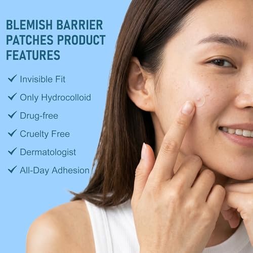 1250 Count Pimple Patches for Face - 3 Sizes (8mm, 10mm, 12mm) Hydrocolloid Acne Patches, Cute Round Acne Stickers, Covers Zits, Blemishes & Breakouts – Gentle on All Skin Types - görsel 12