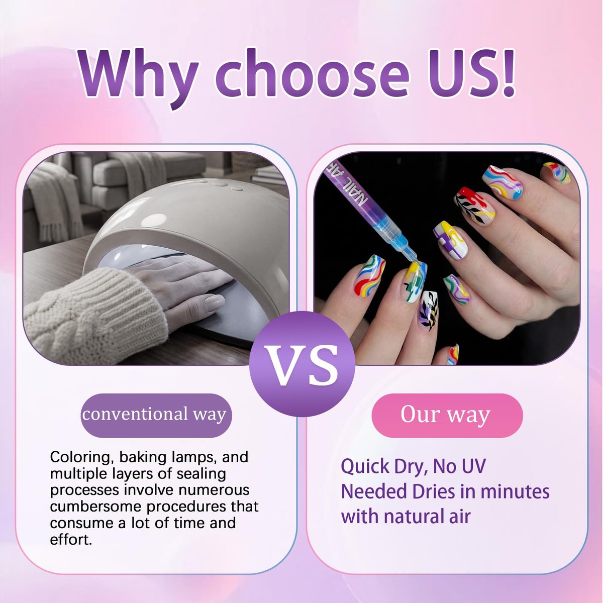 SKUPHI 12 Color Nail Art Pens – 0.5 mm Precision Nail Polish Pens Set for DIY Manicure, Waterproof & Quick-Drying Avelisse