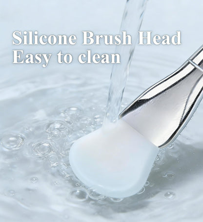 DR.URUR Silicone Mask Brush Applicator for Face - Even Coverage Tool, Durable Beauty Spatula, Easy to Clean Korean Skincare Accessory (White)