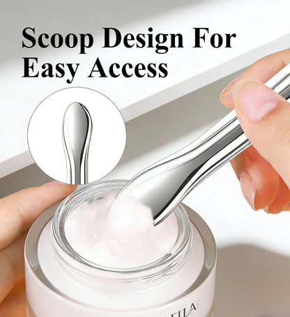 DR.URUR Silicone Mask Brush Applicator for Face - Even Coverage Tool, Durable Beauty Spatula, Easy to Clean Korean Skincare Accessory (White)