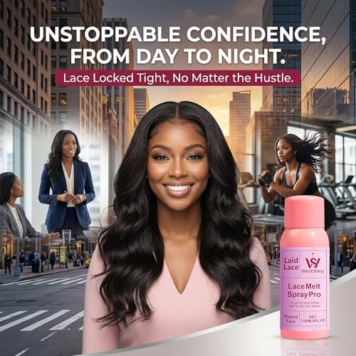 WestShiny Lace Melting Spray - Extra Hold Wig Adhesive for Lace Closures & Wigs, 4 fl oz - görsel 14