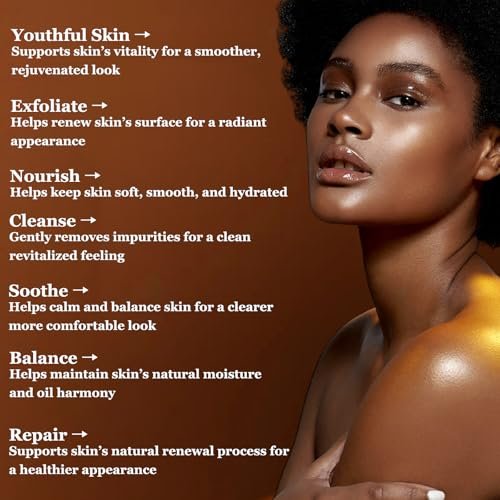 Kalani Glow African Black Soap – Raw African Black Soap Bar for Hydrating Dry Skin, Supports Even Skin Tone for Face & Body Wash, 3.53 oz Avelisse