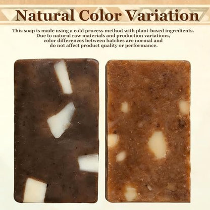 Kalani Glow African Black Soap – Raw African Black Soap Bar for Hydrating Dry Skin, Supports Even Skin Tone for Face & Body Wash, 3.53 oz Avelisse
