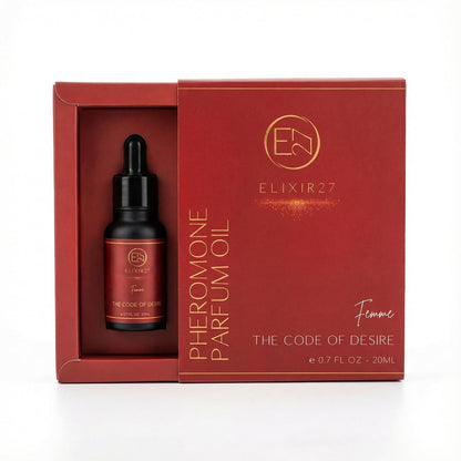 ELIXIR27 Pheromones Perfume Oil for Women – Luxury Feminine Fragrance Oil, Long-Lasting Scent with Raspberry, Jasmine & Vanilla Notes (0.7 Fl Oz) Avelisse