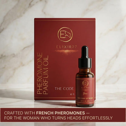 ELIXIR27 Pheromones Perfume Oil for Women – Luxury Feminine Fragrance Oil, Long-Lasting Scent with Raspberry, Jasmine & Vanilla Notes (0.7 Fl Oz) Avelisse