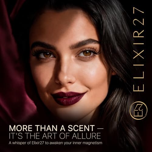 ELIXIR27 Pheromones Perfume Oil for Women – Luxury Feminine Fragrance Oil, Long-Lasting Scent with Raspberry, Jasmine & Vanilla Notes (0.7 Fl Oz) Avelisse
