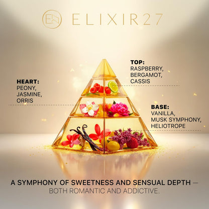 ELIXIR27 Pheromones Perfume Oil for Women – Luxury Feminine Fragrance Oil, Long-Lasting Scent with Raspberry, Jasmine & Vanilla Notes (0.7 Fl Oz) Avelisse