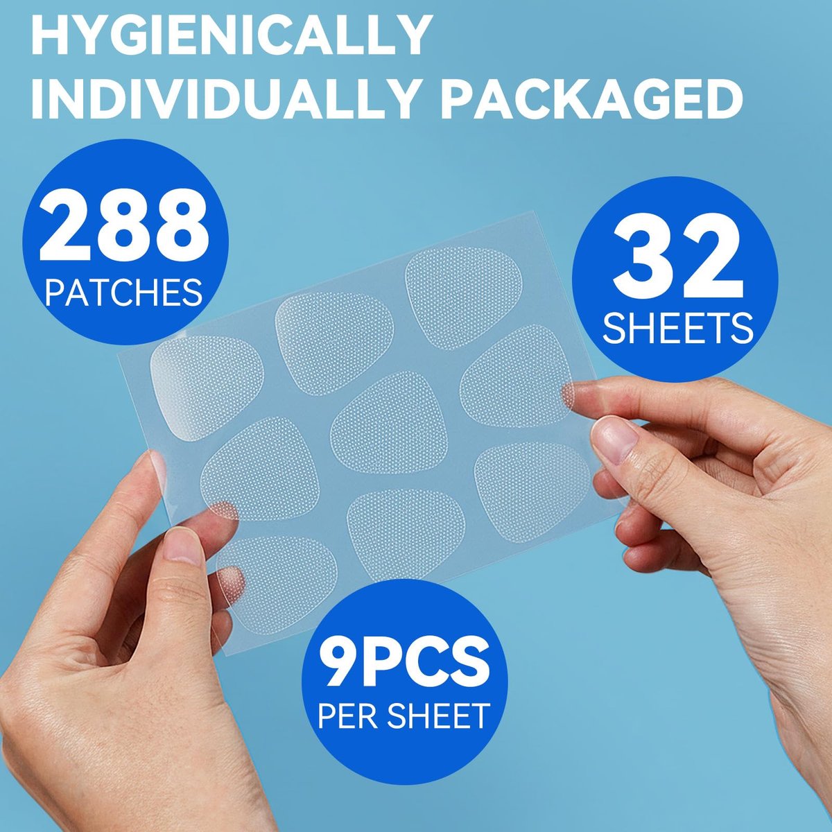 XCTTDXEH Triangle Wrinkle Patches for Eyes, Mouth, Forehead – 288 Hypoallergenic Anti-Wrinkle Pads for Elevens & Crow's Feet Avelisse