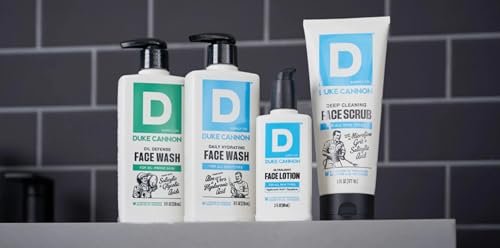 Duke Cannon Men's Face Lotion – Ultralight 3 oz Moisturizer for Daily Hydration & Healthy Skin Avelisse