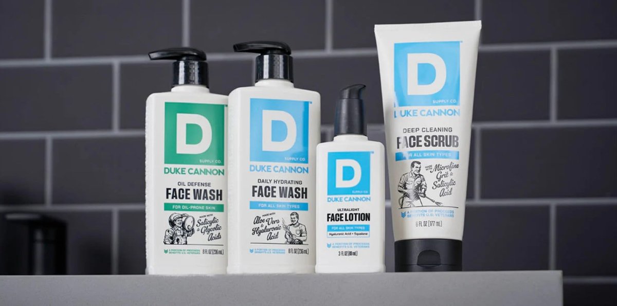 Duke Cannon Men's Face Lotion – Ultralight 3 oz Moisturizer for Daily Hydration & Healthy Skin Avelisse