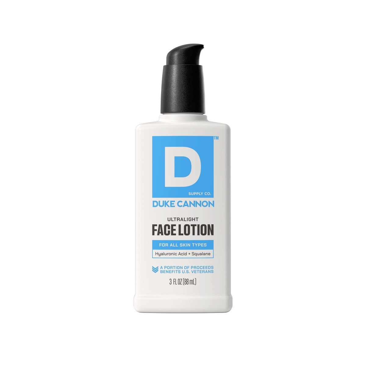 Duke Cannon Men's Face Lotion – Ultralight 3 oz Moisturizer for Daily Hydration & Healthy Skin Avelisse