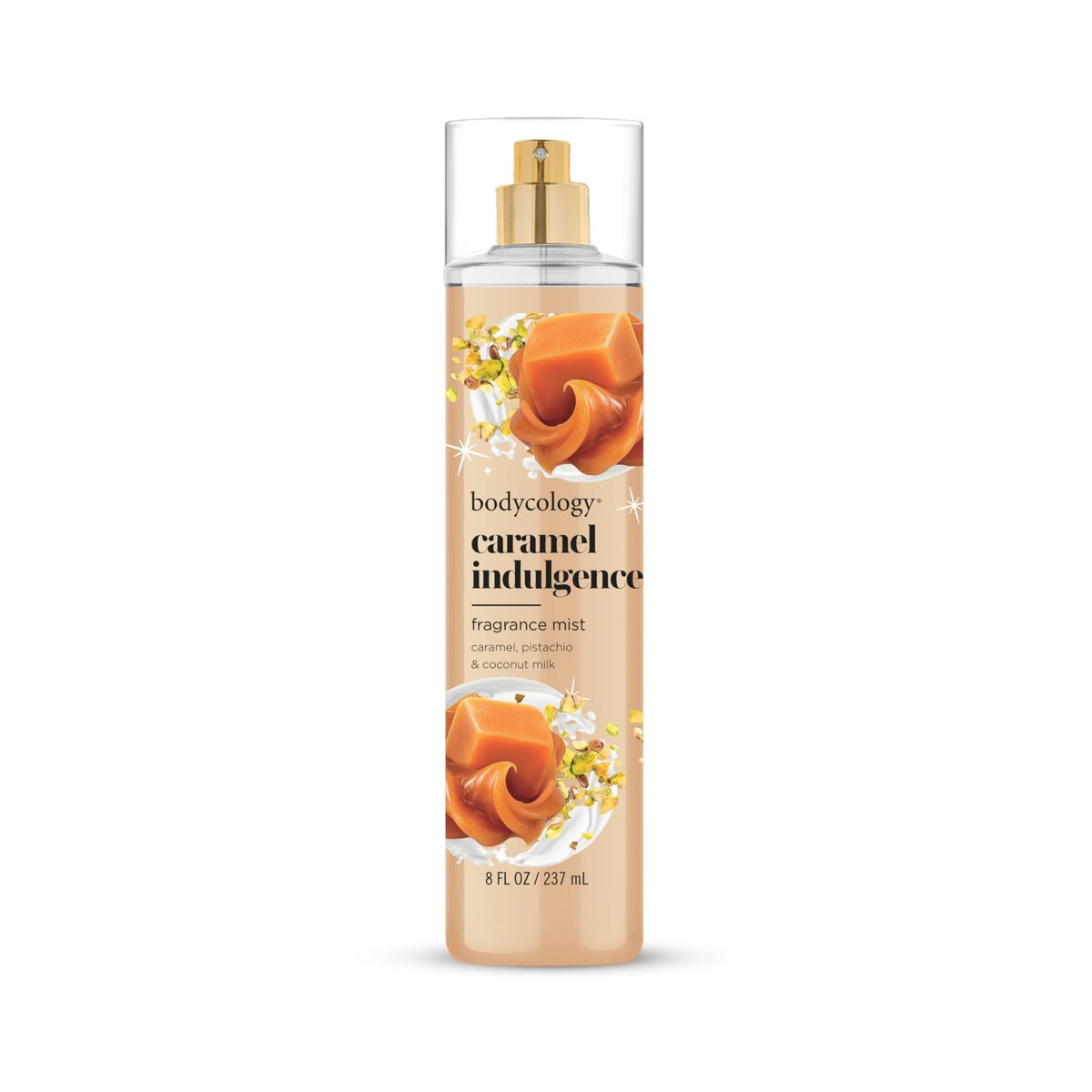 Bodycology Long-Lasting Fragrance Body Mist, Caramel Indulgence, 8 fl oz - görsel 1