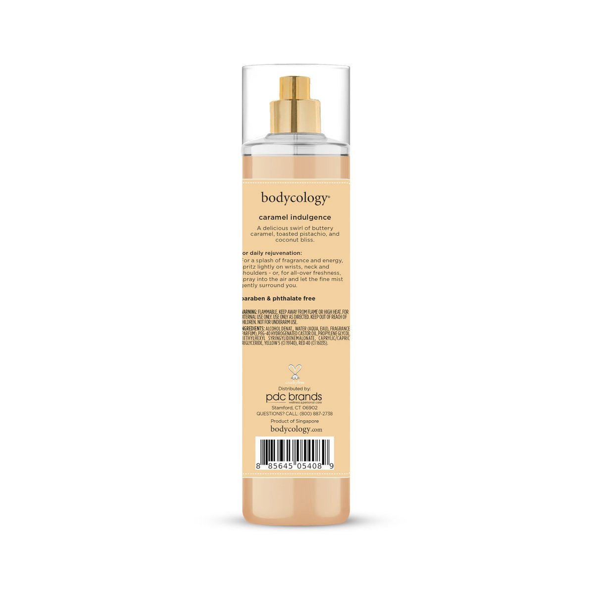 Bodycology Long-Lasting Fragrance Body Mist, Caramel Indulgence, 8 fl oz - görsel 3