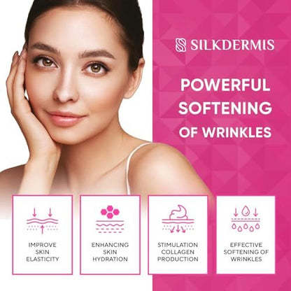 SILKDERMIS Facial Wrinkle Patches – Overnight Anti-Wrinkle Patches for Forehead & Face (144 Count) Avelisse