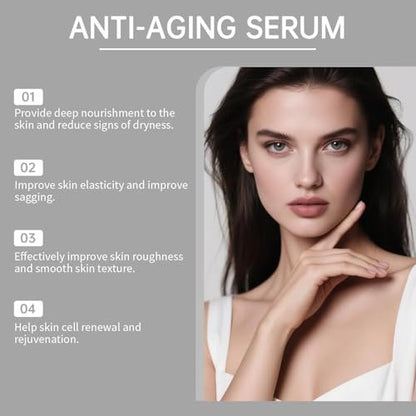Saranova Micro Infusion System for Face - Moisturizing Serum & Stamp Kit for Hydrated, Smooth Skin (1-Month Supply) Avelisse