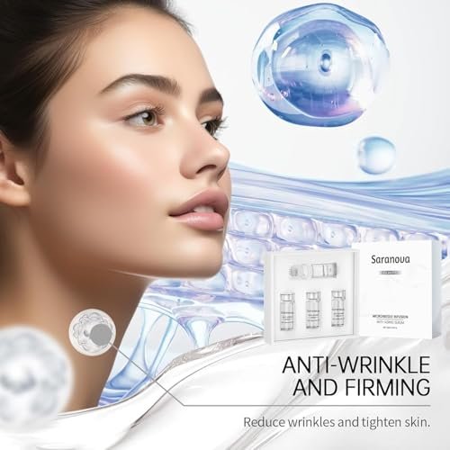 Saranova Micro Infusion System for Face - Moisturizing Serum & Stamp Kit for Hydrated, Smooth Skin (1-Month Supply) Avelisse