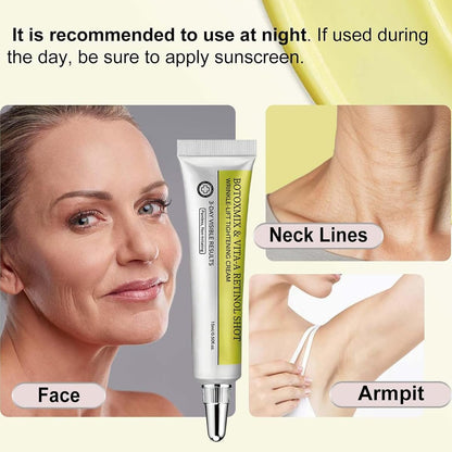 2 Pack Botoxmix & Vita-A Retinol Shot Wrinkle-Lift Tightening Cream - Anti-Wrinkle, Pore Minimizer, Fine Lines - For All Skin Types Avelisse