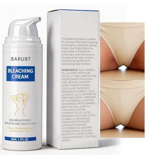 MyTend Skin Bleaching Cream - Intimate Area Lightening Cream for Inner Thighs, Bikini Line, Underarms, Elbows & Knees - Hydrating Whitening Body Cream - 1.7 Fl Oz Avelisse