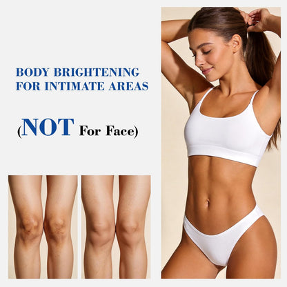 MyTend Skin Bleaching Cream - Intimate Area Lightening Cream for Inner Thighs, Bikini Line, Underarms, Elbows & Knees - Hydrating Whitening Body Cream - 1.7 Fl Oz Avelisse