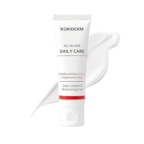 Koriderm Time Reverse Cream - All-In-One Face Moisturizer with Centella Acid, Hydrating & Radiant Skin, Lightweight for All Skin Types (1.69 Fl Oz) Avelisse