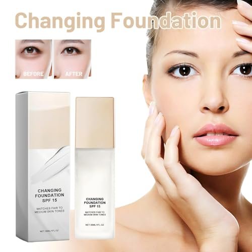 Iuxe 4-in-1 Foundation for Mature Skin – Longwear Full Coverage, Hydrating & Waterproof (1 Fl Oz) Avelisse