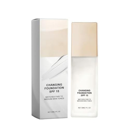Iuxe 4-in-1 Foundation for Mature Skin – Longwear Full Coverage, Hydrating & Waterproof (1 Fl Oz) Avelisse