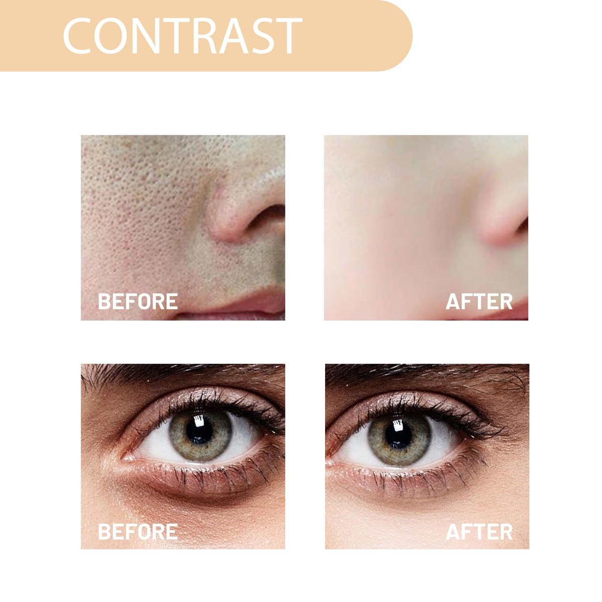 Iuxe 4-in-1 Foundation for Mature Skin – Longwear Full Coverage, Hydrating & Waterproof (1 Fl Oz) Avelisse