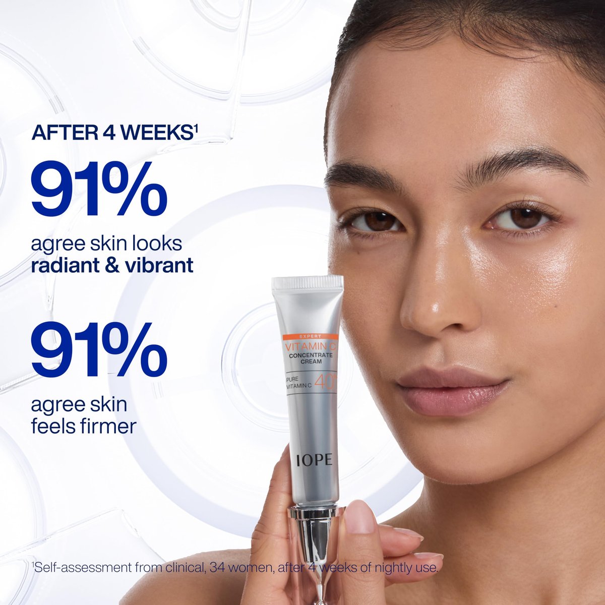 IOPE Expert Vitamin C 40% Concentrate Cream – High Potency Waterless Face Cream for Dark Spots, Uneven Tone, and Fine Lines (0.67 fl. oz.) Avelisse
