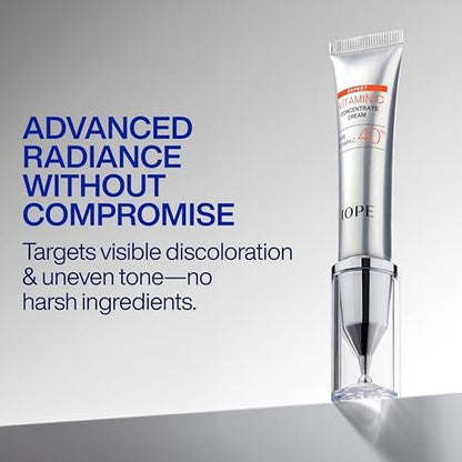 IOPE Expert Vitamin C 40% Concentrate Cream – High Potency Waterless Face Cream for Dark Spots, Uneven Tone, and Fine Lines (0.67 fl. oz.) Avelisse