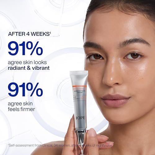 IOPE Expert Vitamin C 40% Concentrate Cream – High Potency Waterless Face Cream for Dark Spots, Uneven Tone, and Fine Lines (0.67 fl. oz.) Avelisse