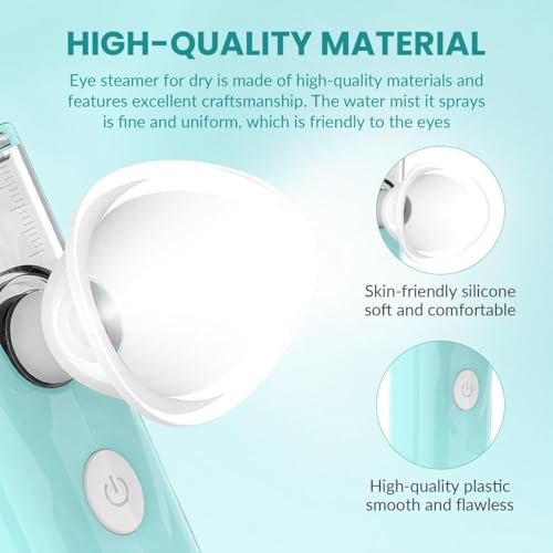 2-in-1 Nano Face & Eye Mister, USB Rechargeable Cool Mist Sprayer for Eyelash Extensions, Makeup Setting & Skin Hydration – Portable Handheld with Visual Water Tank - görsel 6